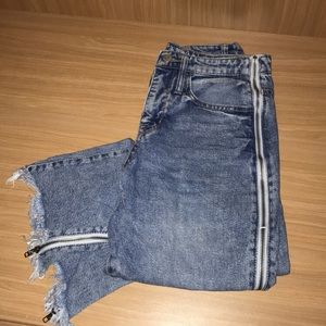 wild table zippered jeans